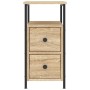 Nachttische, 2 Stück, Holzwerkstoff, Sonoma-Eiche, 30 x 60 x 60 cm von vidaXL, Nachttische - Ref: Foro24-826066, Preis: 103,7...