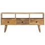 Mueble para TV de madera maciza de mango 110x36x50 cm de vidaXL, Muebles TV - Ref: Foro24-285824, Precio: 183,92 €, Descuento: %