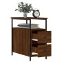 Nightstands 2 pcs oak brown engineered wood 30x60x60 cm by vidaXL, Nightstands - Ref: Foro24-826072, Price: 90,44 €, Discount: %