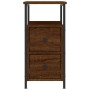 Nachttische, 2 Stück, Eichenbraun, Holzwerkstoff, 30 x 60 x 60 cm von vidaXL, Nachttische - Ref: Foro24-826072, Preis: 90,52 ...
