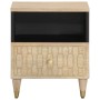 Mesitas de noche 2 uds madera maciza de mango 40x33x46 cm