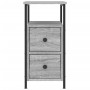 Nachttische 2 Einheiten Sonomagraues Holzwerkstoff 30x60x60 cm von vidaXL, Nachttische - Ref: Foro24-826070, Preis: 91,33 €, ...