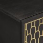 Mesa de centro de madera maciza mango 100x54x40 cm