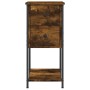 Nachttische 2 Stück, Holzwerkstoff, geräucherte Eiche, 32 x 42 x 70 cm von vidaXL, Nachttische - Ref: Foro24-826098, Preis: 7...