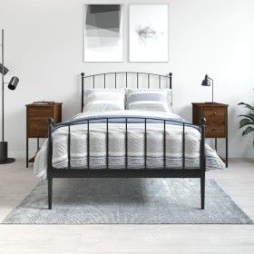 Mesitas noche 2 uds madera ingeniería marrón roble 32x42x70 cm de vidaXL, Mesitas de noche - Ref: Foro24-826102, Precio: 80,1...