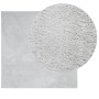 Alfombra de pelo corto suave lavable HUARTE gris 120x120 cm