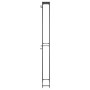 Botellero para 95 botellas hierro forjado negro 54x18x200 cm