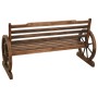 Gartenbank aus massivem Tannenholz 142 cm von vidaXL, Gartenbänke - Ref: Foro24-313892, Preis: 266,18 €, Rabatt: %