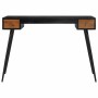 Escritorio teca reciclada maciza 117x56,5x75 cm