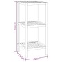 Badezimmerregal aus massivem Walnussholz, 36 x 36 x 79 cm von vidaXL, Bücherregale und Regale - Ref: Foro24-350365, Preis: 46...