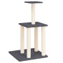 Katzenkratzbaum mit dunkelgrauen Sisalstämmen 85,5 cm von vidaXL, Katzenmöbel - Ref: Foro24-171740, Preis: 34,12 €, Rabatt: %