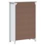 Mueble de baño BERG madera maciza de pino blanco 69,5x34x110 cm
