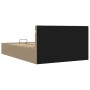 Cama canapé hidráulica sin colchón capuchino 140x200 cm