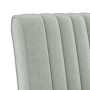 Silla tapizada de terciopelo gris claro de vidaXL, Sillas poltrona - Ref: Foro24-352451, Precio: 66,48 €