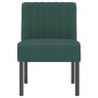 Dunkelgrüner, mit Samt gepolsterter Stuhl von vidaXL, Einfache Stühle - Ref: Foro24-352453, Preis: 73,48 €, Rabatt: %