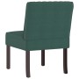 Dunkelgrüner, mit Samt gepolsterter Stuhl von vidaXL, Einfache Stühle - Ref: Foro24-352453, Preis: 73,48 €, Rabatt: %