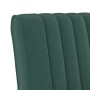 Dunkelgrüner, mit Samt gepolsterter Stuhl von vidaXL, Einfache Stühle - Ref: Foro24-352453, Preis: 73,48 €, Rabatt: %