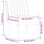 Dunkelgrüner, mit Samt gepolsterter Stuhl von vidaXL, Einfache Stühle - Ref: Foro24-352453, Preis: 73,48 €, Rabatt: %