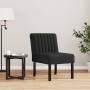 Silla tapizada de terciopelo negro de vidaXL, Sillas poltrona - Ref: Foro24-352454, Precio: 66,13 €