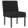 Silla tapizada de terciopelo negro de vidaXL, Sillas poltrona - Ref: Foro24-352454, Precio: 66,13 €