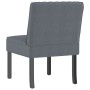 Silla tapizada de terciopelo gris oscuro de vidaXL, Sillas poltrona - Ref: Foro24-352452, Precio: 65,35 €