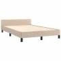 Cappuccino synthetic leather headboard bed frame 120x200cm by vidaXL, Beds and slatted bases - Ref: Foro24-3125444, Price: 16...