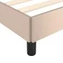 Cappuccino synthetic leather headboard bed frame 120x200cm by vidaXL, Beds and slatted bases - Ref: Foro24-3125444, Price: 16...