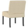 Stuhl mit cremefarbenem Stoffbezug von vidaXL, Einfache Stühle - Ref: Foro24-352456, Preis: 77,31 €, Rabatt: %