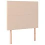 Cama box spring con colchón cuero sintético capuchino 100x200cm de vidaXL, Camas y somieres - Ref: Foro24-3128900, Precio: 33...
