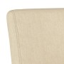 Stuhl mit cremefarbenem Stoffbezug von vidaXL, Einfache Stühle - Ref: Foro24-352456, Preis: 77,31 €, Rabatt: %