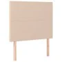 Box spring bed with cappuccino synthetic leather mattress 100x200cm by vidaXL, Beds and slatted bases - Ref: Foro24-3132368, ...