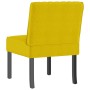 Gelber Samt gepolsterter Stuhl von vidaXL, Einfache Stühle - Ref: Foro24-352455, Preis: 59,92 €, Rabatt: %