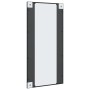 Espejo de pared rectangular de hierro negro 50x100 cm