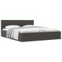 Cama canapé hidráulica de almacenaje sin colchón gris 180x200cm