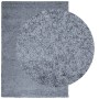 Alfombra peluda de pelo largo moderna PAMPLONA azul 120x170 cm