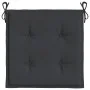 Gartenstuhlkissen 4 Stück Oxford-Stoff Schwarz 50x50x3 cm von vidaXL, Kissen für Stühle und Sofas - Ref: Foro24-314052, Preis...