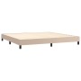 Boxspringbett LED Matratze Cappuccino Kunstleder 200x200cm von vidaXL, Betten und Lattenroste - Ref: Foro24-3134128, Preis: 5...