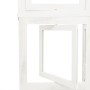 Biombo separador de 3 paneles madera maciza Paulownia blanco