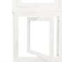 Biombo separador de 6 paneles madera maciza Paulownia blanco