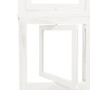 Biombo separador de 6 paneles madera maciza Paulownia blanco