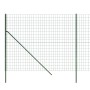 Grüner Zaun aus verzinktem Stahldraht 1,8 x 25 m von vidaXL, Zaunpaneele - Ref: Foro24-154077, Preis: 240,86 €, Rabatt: %