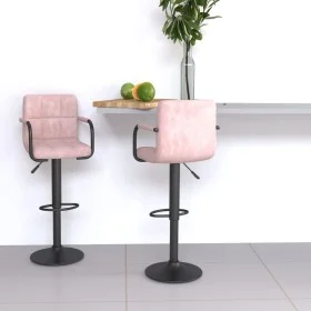 Taburetes de cocina 2 unidades terciopelo rosa von vidaXL, Küchenhocker - Ref: Foro24-334664, Preis: 140,76 €, Rabatt: %