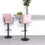 Taburetes de cocina 2 unidades terciopelo rosa von vidaXL, Küchenhocker - Ref: Foro24-334664, Preis: 140,76 €, Rabatt: %