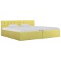 Cama canapé hidraúlica tela amarillo lima 180x200 cm