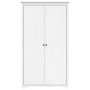 BODO Kleiderschrank aus massivem weißem Kiefernholz, 101 x 52 x 176,5 cm von vidaXL, Kleiderschränke - Ref: Foro24-355059, Pr...