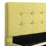 Cama canapé hidraúlica tela amarillo lima 180x200 cm