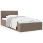 Cama canapé hidráulica de almacenaje sin colchón taupe 90x200cm
