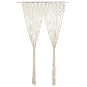 Macramé curtain cotton 140x240 cm by vidaXL, Curtains and curtains - Ref: Foro24-323977, Price: 44,71 €, Discount: %