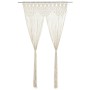 Makramee-Baumwollvorhang 140x240 cm von vidaXL, Vorhänge und Gardinen - Ref: Foro24-323977, Preis: 44,71 €, Rabatt: %