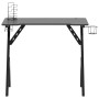 Gaming-Schreibtisch mit Y-förmigen Beinen schwarz 90x60x75 cm von vidaXL, Schreibtische - Ref: Foro24-325404, Preis: 118,20 €...